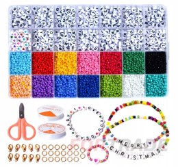 BEADS FOR MAKING BRACELETS, NECKLACES, JEWELRY LETTERS, LARGE SET