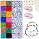 BEADS FOR MAKING BRACELETS, NECKLACES, JEWELRY LETTERS, LARGE SET