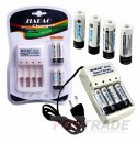 BATTERY CHARGER AA AAA + 4 BATTERIES BATTERY