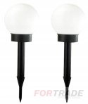 SOLAR GARDEN LAMPS RGB BALL 4 PCS