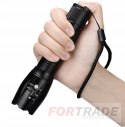 SET 2X MILITARY TACTICAL LED FLASHLIGHT T6 Q5 COB FORTRADE