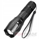 SET 2X MILITARY TACTICAL LED FLASHLIGHT T6 Q5 COB FORTRADE