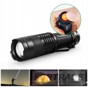 SET 2X MILITARY TACTICAL LED FLASHLIGHT T6 Q5 COB FORTRADE