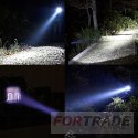 SET 2X MILITARY TACTICAL LED FLASHLIGHT T6 Q5 COB FORTRADE