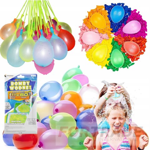 WATER BALLOONS COLORFUL WATER BOMBS LARGE SET OF WATER BALLOONS 111 PCS