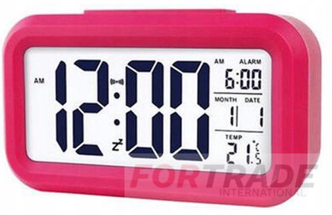 DIGITALER WECKER, ELEKTRONISCHE UHR, LED-UHR, THERMOMETER, KALENDERALARM