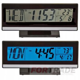 Digital alarm clock electronic clock with thermometer and date display