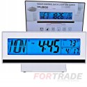 Digital alarm clock electronic clock with thermometer and date display