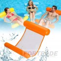 Wasserhangematte, strand- und gartenmatratze zum schwimmen, aufblasbarer pool, orange