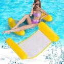 Water hammock beach mattress garden for swimming inflatable for pool yellow