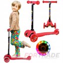 Roller fur kinder, drei radern, ausgewogen, faltbar, ride rider, leuchtende rader