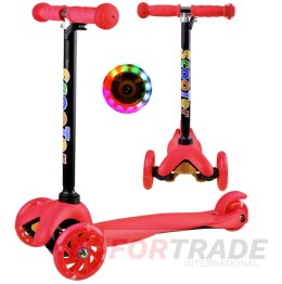 SCOOTER FOR CHILDREN, THREE-WHEELED, BALANCED, FOLDABLE, RIDE RIDER, LUMINOUS WHEELS