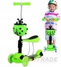 Dreirad-balancierroller fur kinder, einstellbar, 3-in-1-korbfahrt