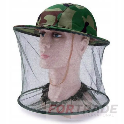 Hat with mosquito net