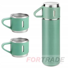 THERMAL MUG THERMAL THERMO FOR COFFEE, TEA, WATER, LARGE BOTTLE 500ML WITH CUP