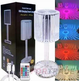 LED-KRISTALLLAMPE FÜR SCHREIBTISCH, DIAMOND-TOUCH-LAMPE, USB-FERNBEDIENUNG