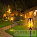 GARDEN LAMP SOLAR TORCH LED LAMP DRILLED GARDEN LAMPS X 4 PCS