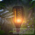 GARTENLAMPE SOLAR FACKEL LED LAMPE GEBOHRTE GARTENLAMPEN X 4 STÜCK