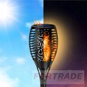 GARDEN LAMP SOLAR TORCH LED LAMP DRILLED GARDEN LAMPS X 4 PCS