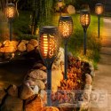 GARDEN LAMP SOLAR TORCH LED LAMP DRILLED GARDEN LAMPS X 4 PCS