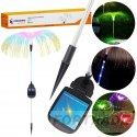 SOLAR GARDEN LAMP COLORFUL RGB JEDDUS 80 CM 2 PCS