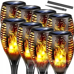 SOLAR GARDEN LAMP LED TORCH SOLAR GARDEN LAMPS LAMP X 8 PCS