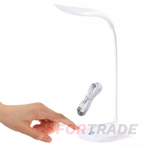 Touch-sensitive desk lamp white