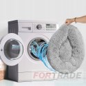 DOG BED FOR CAT LARGE WATERPROOF BED FUR PILLOW 50X50CM