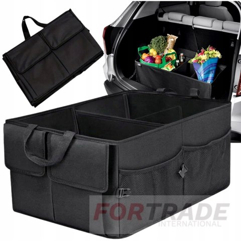 AUTO-ORGANISATOR FÜR DEN KOFFERRAUM, GROSSE AUTOTASCHE, KOFFERRAUMSACK 52X39X26