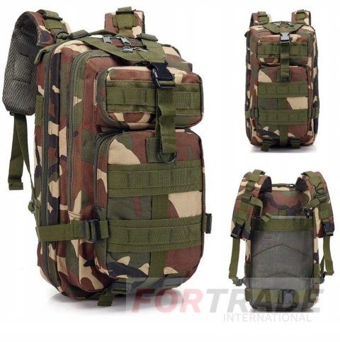 MILITÄR-RUCKSACK MIT GROSSER KAPAZITÄT, TAKTISCHER MILITÄR-SCHULREISE-CAMO