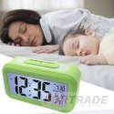 DIGITAL CLOCK ELECTRONIC ALARM CLOCK LED WATCH THERMOMETER CALENDAR ALARM