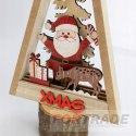 WEIHNACHTSDEKO WEIHNACHTSMANN WEIHNACHTSBAUM AUS HOLZ WEIHNACHTSDEKO 34 CM