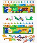 WOODEN EDUCATIONAL SORTER BLOCKS 6 IN 1 MONTESSORI WOODEN PUZZLE