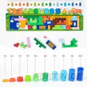 WOODEN EDUCATIONAL SORTER BLOCKS 6 IN 1 MONTESSORI WOODEN PUZZLE