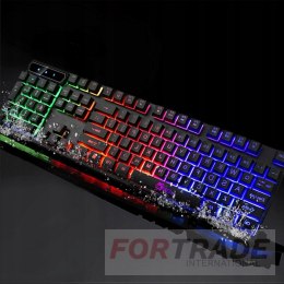 GAMING-TASTATUR MIT HINTERGRUNDBELEUCHTUNG FÜR GAMING-LED-VERKABELTE COMPUTER