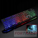 BACKLIT GAMING KEYBOARD FOR GAMING LED WIRED COMPUTER