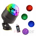 DISCO BALL DISCO PROJECTOR ROTATING LASER RGB LED REFLECTOR + REMOTE