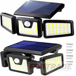 LAMPA SOLARNA Z CZUJNIKIEM ZMIERZCHU RUCHU ZEWNĘTRZNA OGRODOWA GARAŻOWA LED