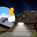 SOLAR LAMP WITH DUSK MOTION SENSOR, OUTDOOR GARDEN GARAGE LED