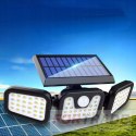 LAMPA SOLARNA Z CZUJNIKIEM ZMIERZCHU RUCHU ZEWNĘTRZNA OGRODOWA GARAŻOWA LED