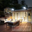 SOLAR LAMP WITH REMOTE DUSK MOTION SENSOR, OUTDOOR GARDEN LED