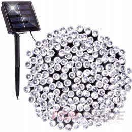 Solar christmas tree lights 200 led cw