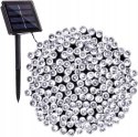 Lampki choinkowe solarne 200 led cw