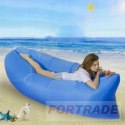 LAZY BAG AIR SOFA BETT STUHL LUFTMATRATZE 190X70 CM SOFA MARINEBLAU