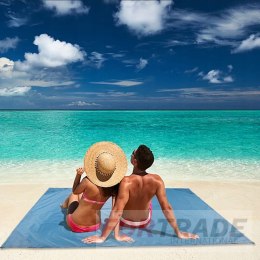 WATERPROOF BEACH MAT, LARGE PICNIC, TOURIST, BEACH BLANKET 140X200 CM