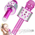 Drahtloses bluetooth-karaoke-mikrofon fur kinder mit usb mit lautsprecher