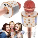 MIKROFON DO KARAOKE BEZPRZEWODOWY BLUETOOTH DLA DZIECI Z USB Z GŁOŚNIKIEM