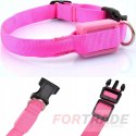 LED LIGHTING COLLAR 3 MODES FOR DOG AND CAT ADJUSTABLE VARIOUS COLORS FOR LEASH