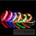 LED LIGHTING COLLAR 3 MODES FOR DOG AND CAT ADJUSTABLE VARIOUS COLORS FOR LEASH