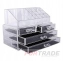 ORGANIZER BOX FOR COSMETICS JEWELRY BOX CONTAINER WITH 4 DRAWERS